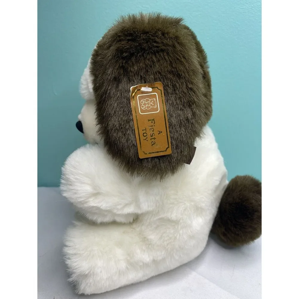 a fiesta toys‎ Brown And White Plush Dog 15